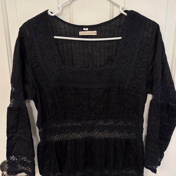 cynthia cazort collins black lace resort dress - Picture 4 of 5